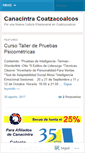 Mobile Screenshot of canacintracoatzacoalcos.com
